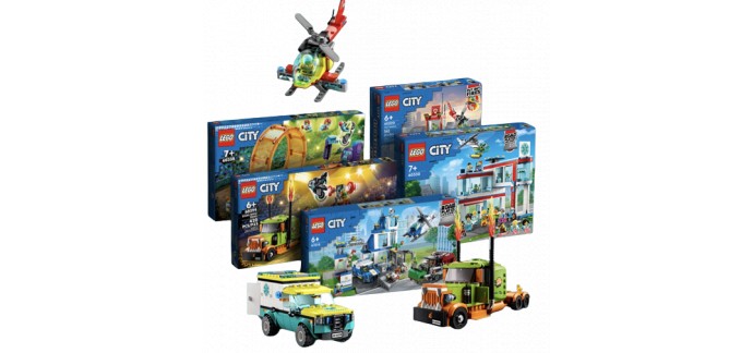 LEGO: 1 activité offerte dès 20€ d'achat de LEGO City ou Friends + 9 anniversaires & des jeux à gagner
