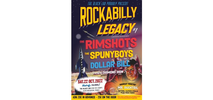 Lille la Nuit: Des invitations pour le concert "Rockabilly Legacy" à Wasquehal à gagner