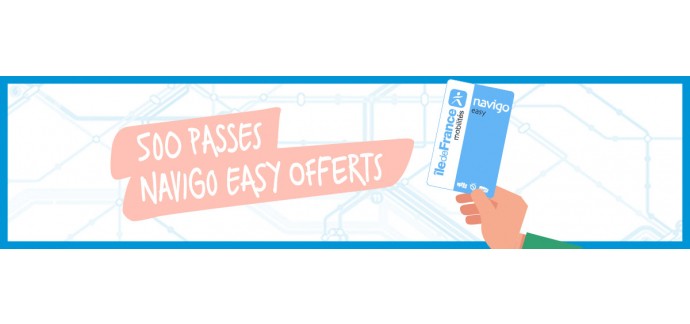 RATP: 500 pass Navigo Easy valables en région parisienne à gagner