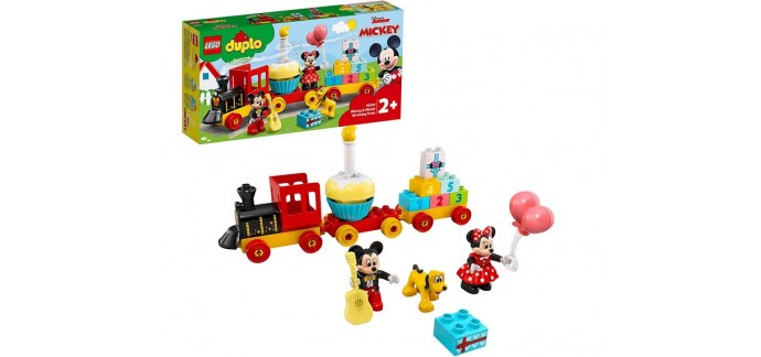 Amazon: LEGO Duplo Disney Le Train d’Anniversaire de Mickey et Minnie - 10941 à 24,90€