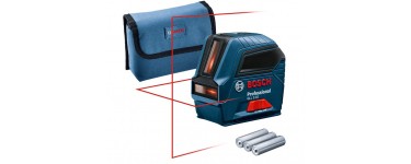 Amazon: Laser Lignes Bosch Professional GLL 2-10 à 69,90€