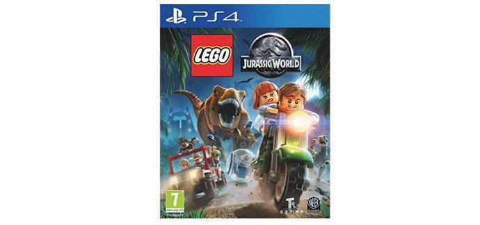 Amazon: Jeu Lego Jurassic World sur PS4 à 9,90€