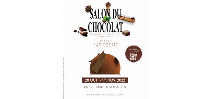 Europe1: Des invitations pour le Salon du Chocolat 2022 du 28 octobre au 1er novembre à Paris à gagner