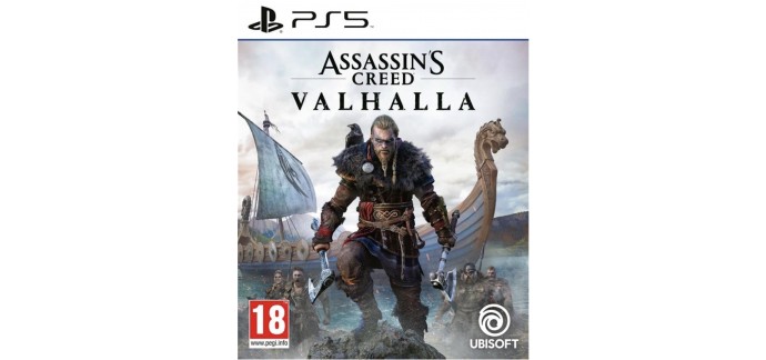 Amazon: Jeu Assassin's Creed Valhalla sur PS5 à 20,30€