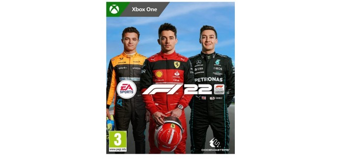 Amazon: Jeu F1 22 sur Xbox One à 29,99€