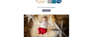 Aubert: 2 lots de jouets à gagner