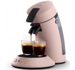 Amazon: Machine à café dosettes Philips CSA210/31 SENSEO Original+, Rose à 59,99€
