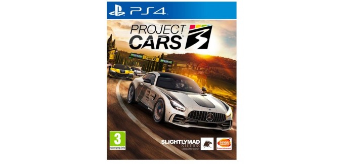 Amazon: Jeu Project Cars 3 sur PS4 16,24€