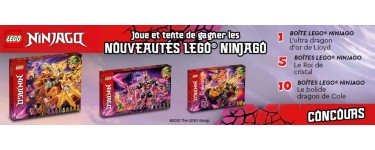 Le Journal de Mickey: 16 boîtes de Lego Ninjago à gagner