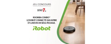 Télé 7 jours: 3 robots aspirateurs et laveurs de sols Roomba Combo à gagner