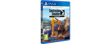 Amazon: Jeu Construction Simulator Day One sur PS4 à 33,90€