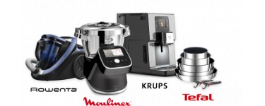 SEB: 1 robot cuiseur Moulinex + 1 machine à café Krups + 1 aspirateur Rowenta à gagner