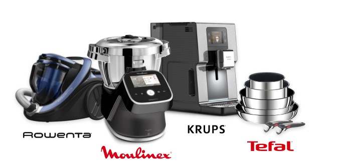 SEB: 1 robot cuiseur Moulinex + 1 machine à café Krups + 1 aspirateur Rowenta à gagner
