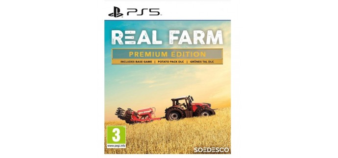 Amazon: Jeu Real Farm Premium Edition sur PS5 à 27,46€ 