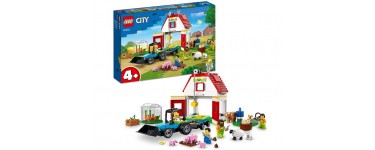 Amazon: Lego City La Grange et Les Animaux de la Ferme - 60346 à 29,99€