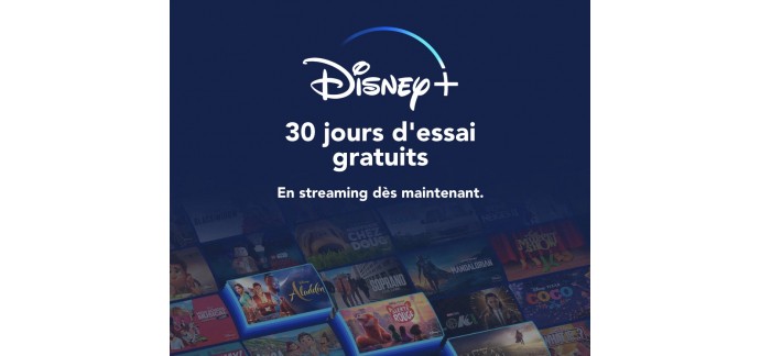 Disneyland Paris: 30 jours d’essai à Disney+ pour toute réservation d'un billet d'accès à Disneyland Paris