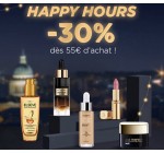 L'Oréal Paris: [Happy Hours] 30% de réduction dès 55€ d'achat de 18h à 21h