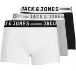 Amazon: Lot de 3 boxers Homme JACK & JONES à 12,99€