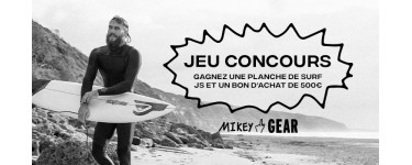 Quiksilver: Une planche de surf JS Schooner Mikey Wright et un bon d'achat de 500€ à gagner