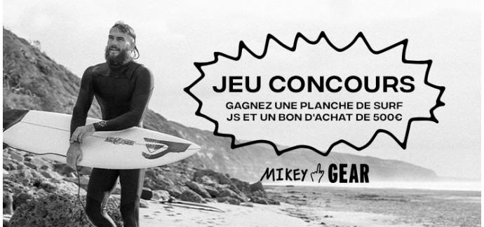 Quiksilver: Une planche de surf JS Schooner Mikey Wright et un bon d'achat de 500€ à gagner