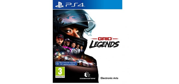 Fnac: Jeu Grid Legends sur PS4 à 6,25€