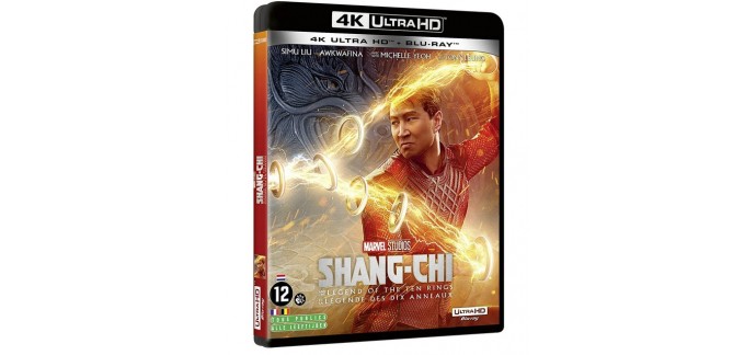 Amazon:  Shang-Chi et la légende des Dix Anneaux en 4K Ultra-HD + Blu-Ray à 13,49€
