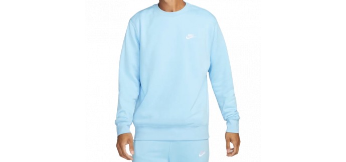 Nike: Sweat Nike Sportswear Club Fleece (5 coloris disponibles) à 30,47€