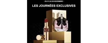 Yves Saint Laurent Beauté: 1 produit acheté = -50% sur le 2ème pendant les journées exclusives