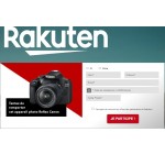 Rakuten: 1 appareil photo Reflex Canon EOS 2000D Noir + objectif EF-S 18-55 mm à gagner