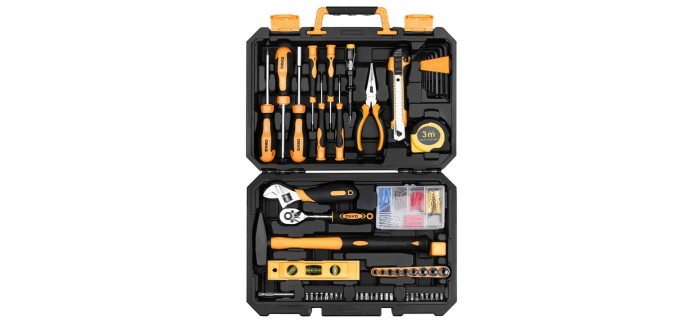 Amazon: Coffre à outils DEKO - 138 Pièces à 44,99€