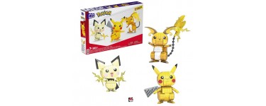 Amazon: 3 figurines MEGA Pokémon Pikachu à 34,99€