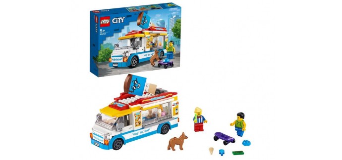 Amazon: LEGO City Le Camion de la Marchande de Glace - 60253 à 15,99€