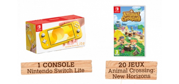 Le Journal de Mickey: 1 console Nintendo Switch Lite et 20 jeux Animal Crossing New Horizons à gagner