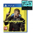 Amazon: Jeu Cyberpunk 2077 Edition D1 PS4 (avec mise à jour next gen pour PS5) à 27.95€