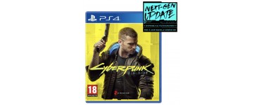 Amazon: Jeu Cyberpunk 2077 Edition D1 PS4 (avec mise à jour next gen pour PS5) à 27.95€