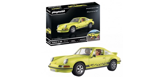 Amazon: Porsche 911 Carrera RS 2.7 PLAYMOBIL 70923  à 34,19€