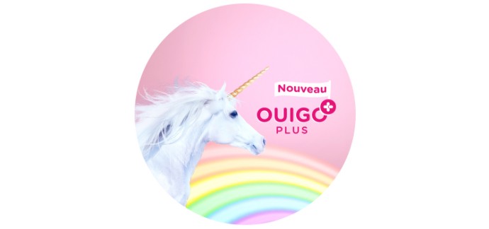 OUIGO: 1 bagage supplémentaire + place au choix + Wifi + coupe-file en option à 7€ avec OUIGO PLUS