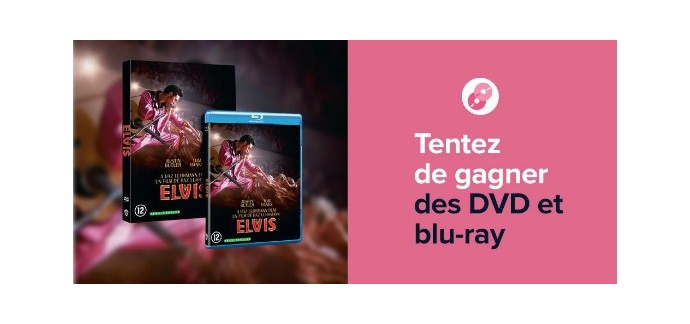 Carrefour: 60 Blu-Ray et 60 DVD du film "Elvis" à gagner