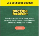 E.Leclerc: 10 lots comportant 1 coffret DVD du film "Ducobu" + 1 BD + 1 t-shirt à gagner