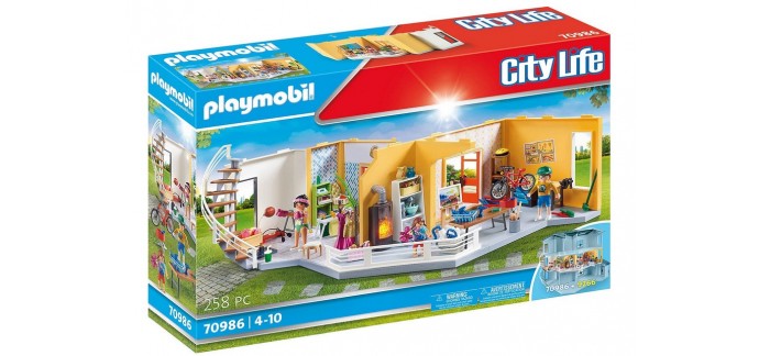 Amazon: Playmobil  City Life Etage supplémentaire aménagé pour Maison Moderne - 70986 à 56,03€