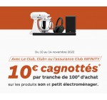 Boulanger: [Membres Le Club] 10€ offerts tous les 100€ d'achat sur les produits son et petit électroménager