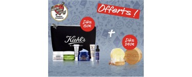 Kiehl's: 6 cadeaux et une trousse offerts dès 80€ d’achat ou 9 cadeaux dès 140€ pour les membres