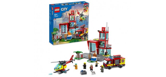 Amazon: Lego City Fire La Caserne des Pompiers - 60320 à 39,90€