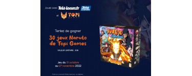 Télé Loisirs: 30 jeux de société "Naruto " de Topi Games à gagner