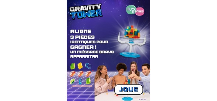 Gulli: 21 boites du jeu "Gravity Tower" à gagner