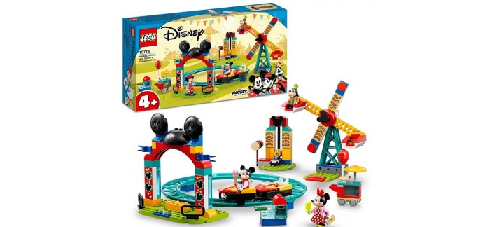 Amazon: Lego Disney Mickey et Ses Amis Mickey : Minnie et Dingo à la Fête Foraine - 10778 à 27,99€