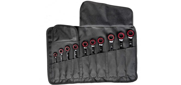Amazon: Set de 10 clés mixtes à cliquet Bosch Professional ‎1600A016BU à 66,50€