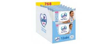 Amazon: Pack de 12x64 lingettes bébé Lotus Baby Peau Nette à 25,20€