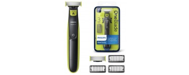 Amazon: Rasoir Philips QP2520/30 OneBlade avec lame de rechange + 3 sabots barbe à 28,79€