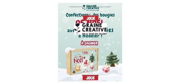 Gulli: 10 kits créatifs " Bougies à modeler Noël" de Graine Créative à gagner